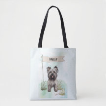 Skye Terrier Aquarela Cachorro Personalizado