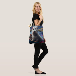 Bolsa Tote Skye Terrier em uma Canoa: Uma Aventura Cênica