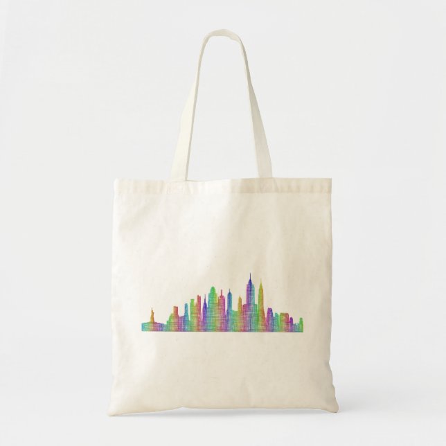 Bolsa Tote Skyline da Nova Iorque (Frente)