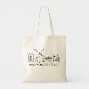 Bolsa Tote Skyline de Amsterdão