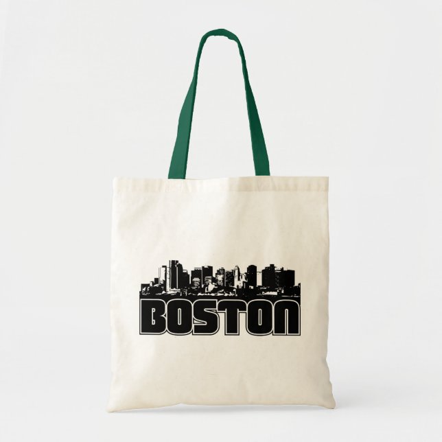 Bolsa Tote Skyline de Boston (Frente)