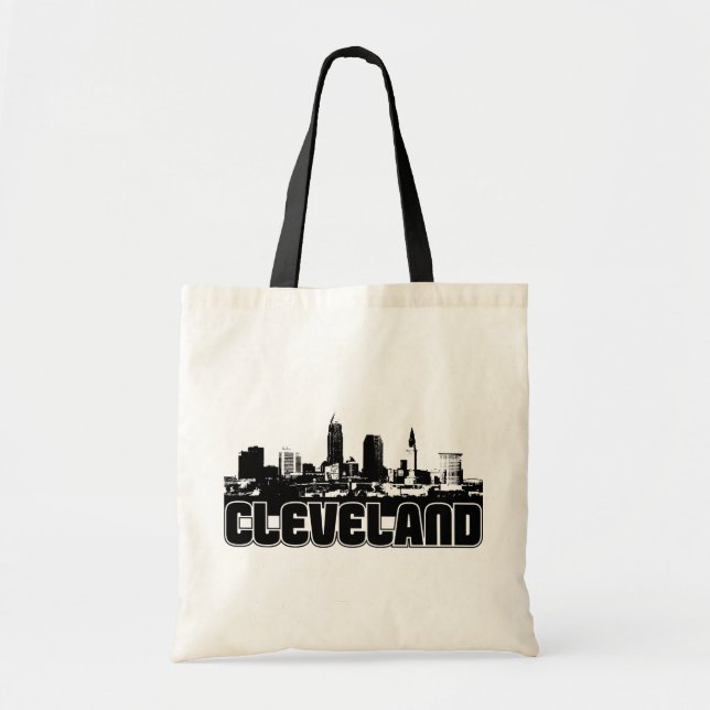 Bolsa Tote Skyline de Cleveland (Frente)