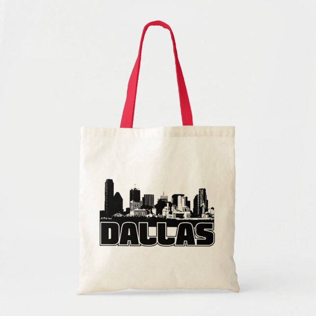 Bolsa Tote Skyline de Dallas (Frente)