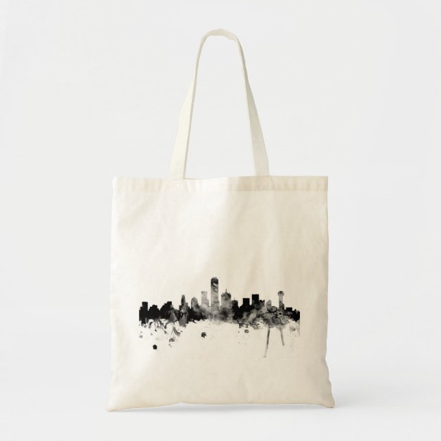 Bolsa Tote Skyline de Dallas Texas (Frente)