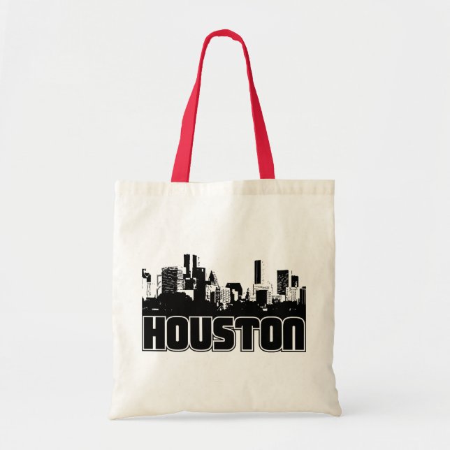Bolsa Tote Skyline de Houston (Frente)