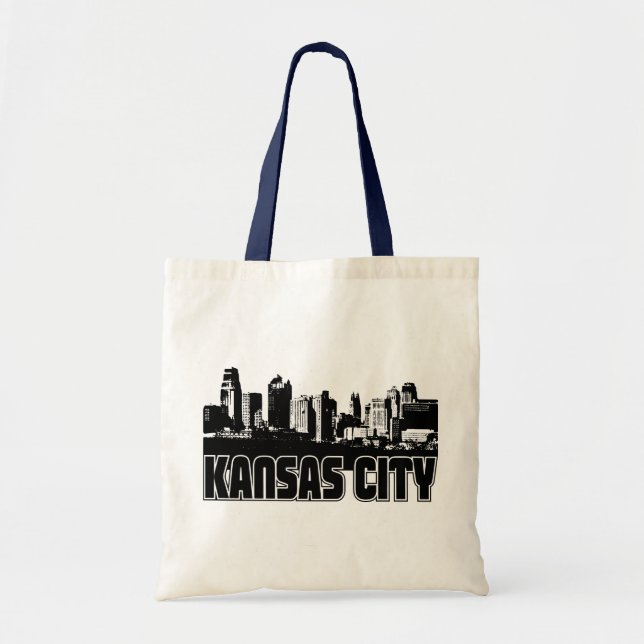 Bolsa Tote Skyline de Kansas City (Frente)