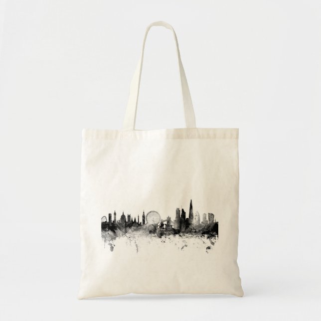 Bolsa Tote Skyline de Londres Inglaterra (Frente)