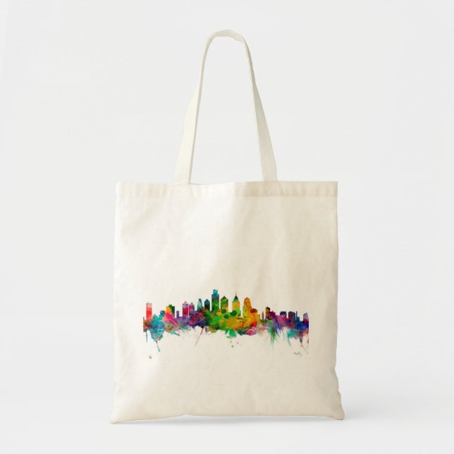 Bolsa Tote Skyline de Philadelphfia Pensilvânia (Frente)