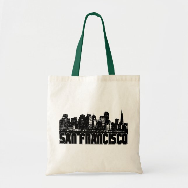 Bolsa Tote Skyline de San Francisco (Frente)