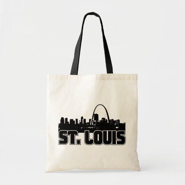 Bolsa Tote Skyline de St Louis (Frente)