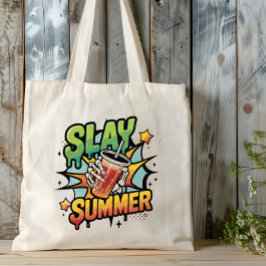 Bolsa Tote Slay Summer" Chá De Bolha