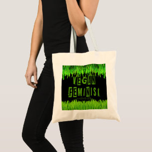 Bolsa Tote SlipperyJoe's vegan feminista chamativa br
