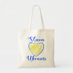 Bolsa Tote Slogan Slava Ucraniano Glória à Ucrânia