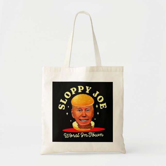 Bolsa Tote Sloppy Joe Biden Anti Presidente  (Frente)