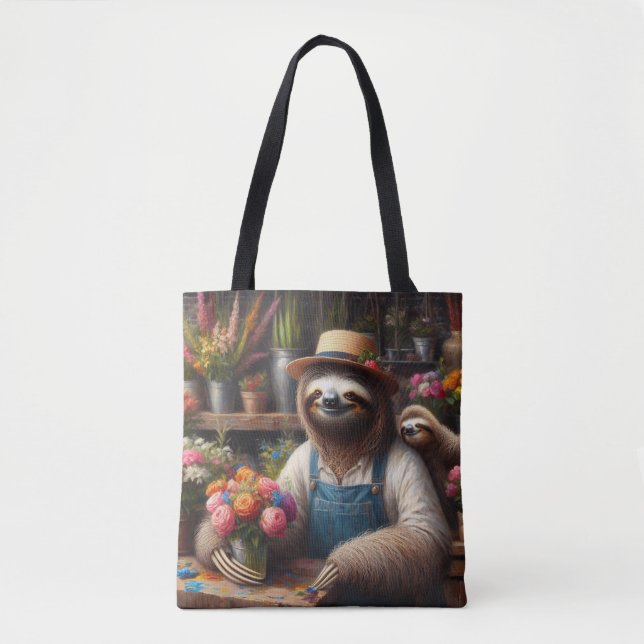 Bolsa Tote Sloth Florist (Frente)