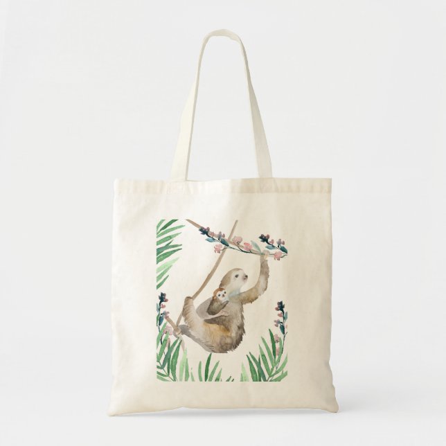 Bolsa Tote Sloth Momma (Frente)