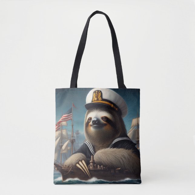 Bolsa Tote Sloth Sailor (Frente)