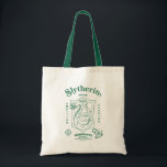 Bolsa Tote SLYTHERIN™ Pride Ambition Cunning Crest<br><div class="desc">Show your house pride with this bold Slytherin™ crest design, honoring the ambition and cunning that define this iconic Hogwarts™ house. Featuring the striking serpent coiled within a classic shield, the artwork highlights Slytherin’s core traits — Ambition, Pride, and Cunning — in a clean, vintage-inspired layout. Rendered in signature house...</div>
