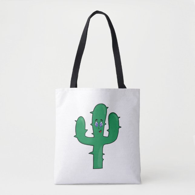 Bolsa Tote Smiling Cactus (Frente)