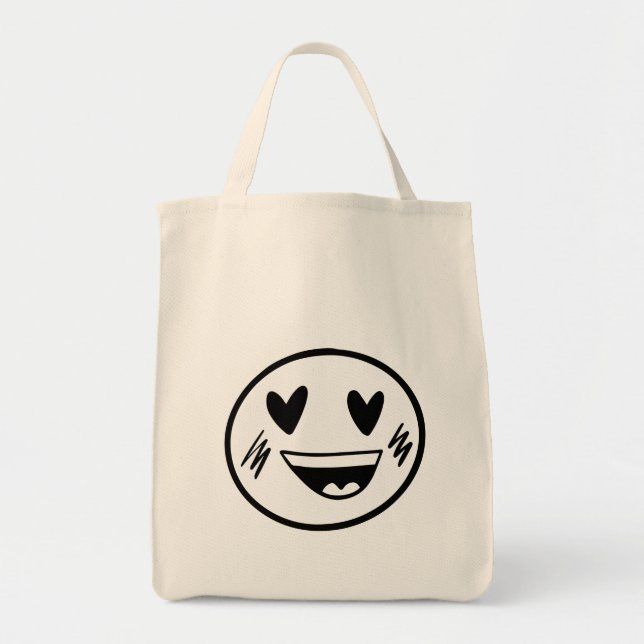 BOLSA TOTE SMILY EMOJI (Frente)