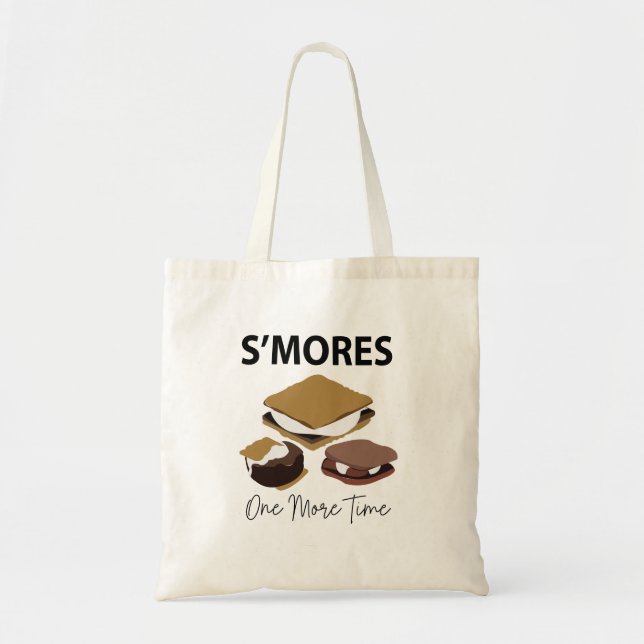 Bolsa Tote Smores S'mores Dessert Mais Uma Vez (Frente)