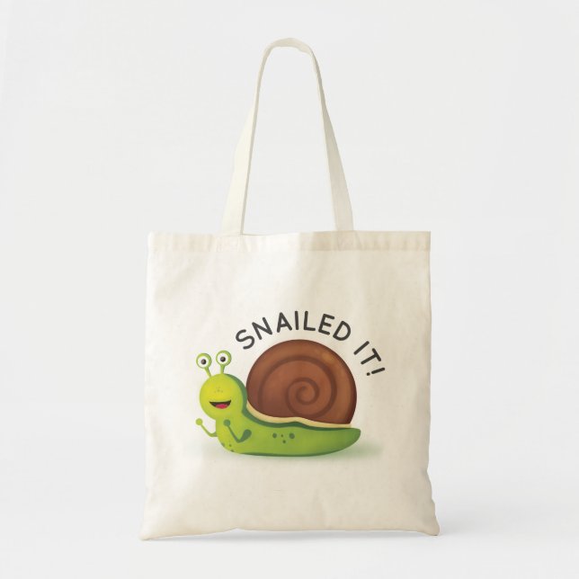 Bolsa Tote Snailed ele sacola (Frente)