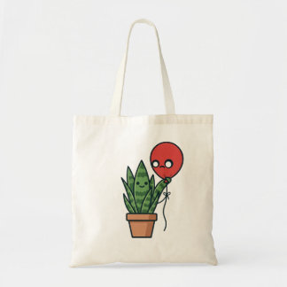 Bolsa Tote Snake plant and balloon Tote Bag