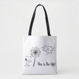 Bolsa Tote Snoopy Com Dandelion