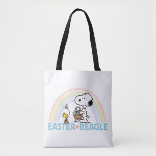 Bolsa Tote Snoopy & Woodstock - Páscoa Beagle