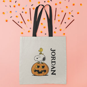 Bolsa Tote Snoopy & Woodstock Pumpkin