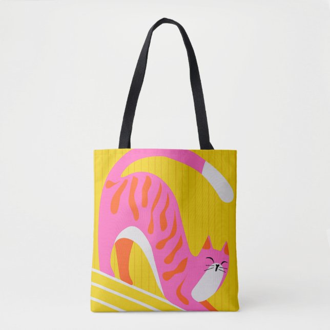 Bolsa Tote Snoozing Whiskers (Frente)
