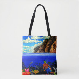 Bolsa Tote Snorkeling em Black Rock