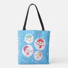 Bolsa Tote Snowball e Snowman