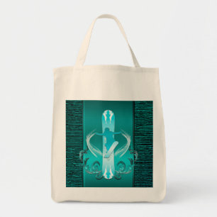 Bolsa Tote Snowboarding, Snowboarder com elementos florais