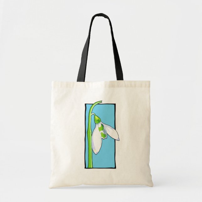 Bolsa Tote Snowdrop Blue Bag (Frente)