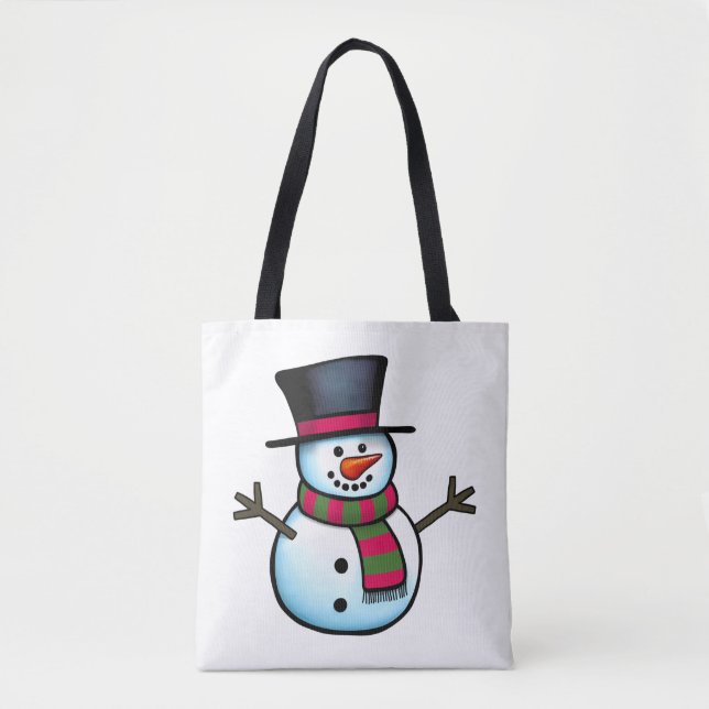 Bolsa Tote Snowman (Frente)