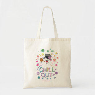 Bolsa Tote Snowman™ congelado Colunas Arco-Íris "Frio"