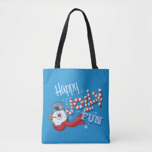 Bolsa Tote Snowman™ congelado Feliz Jolly Divertido