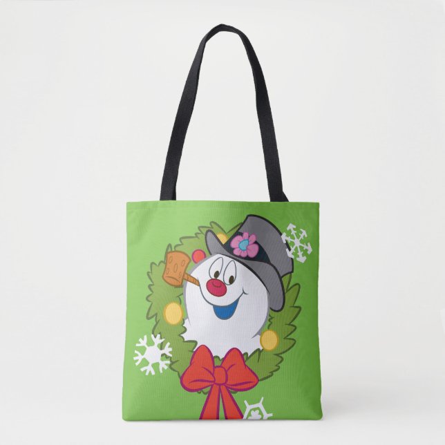 Bolsa Tote Snowman™ congelado | Feriado congelado (Frente)