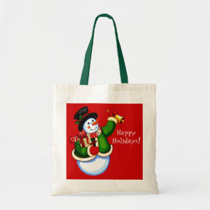 Bolsa Tote Snowman de Natal