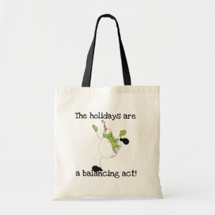 Bolsa Tote Snowman Holiday Humor