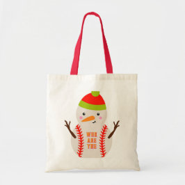 Bolsa Tote Snowman Tote Bag