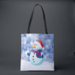 Bolsa Tote Snowman Winter Merry Christmas Snow<br><div class="desc">Snowman Winter Merry Christmas Snow</div>