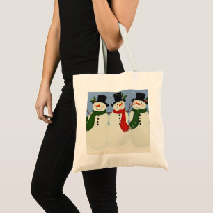 Bolsa Tote Snowmen