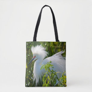 Bolsa Tote Snowy Egret