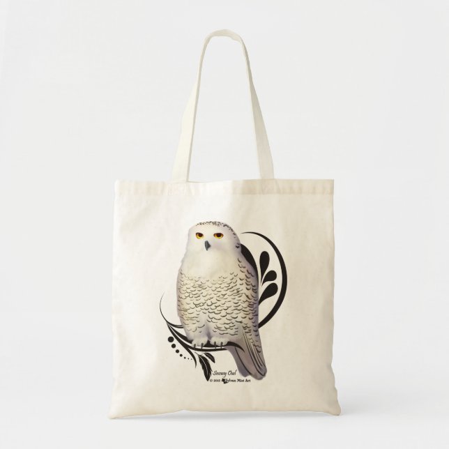 Bolsa Tote Snowy Owl (Frente)