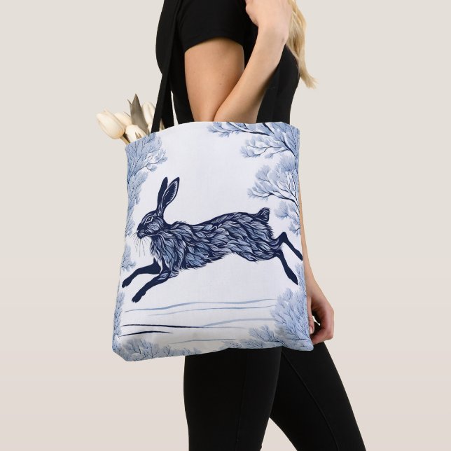 Bolsa Tote Snowy Serenity (Close Up)