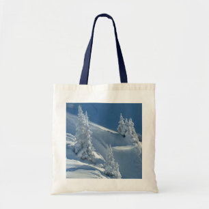 Bolsa Tote Snowy Slope e Pines Tote Bag