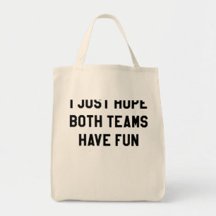 Bolsa Tote Só Espero Que Ambas As Equipes Tenham Camisas Dive