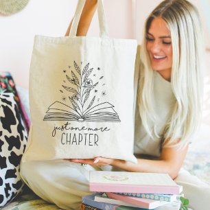 Bolsa Tote Só Mais Um Capítulo Do Livro Floral
